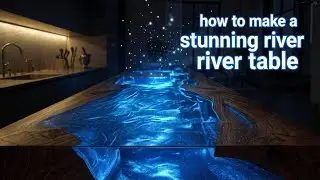 How to Make a Stunning Blue River Table ✨🌊 | DIY Epoxy Table Tutorial