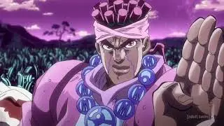 Jojo's Bizarre Adventure (Stardust Crusaders) Avdol Vs Cameo (English Dub)