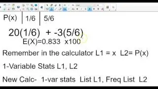 #10 Expected Value Fair Dice