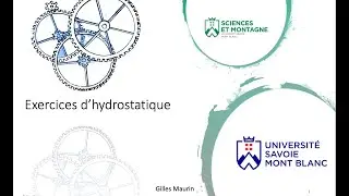 Exercices d'hydrostatique (Cours)