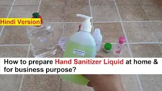 Approved Hand Sanitizer Liquid Gel Making Process