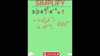 SIMPLIFY #maths #education #foryou #shortvideo #youtubeshorts #exam #shorts