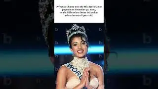 Priyanka Chopra&nbsp;won the Miss World 2000 #fyp #shorts #nickyanka #jeelezaraa #nickjonas &nbsp;