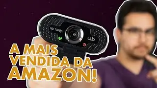 Webcam WB Full HD: Boa e barata! A mais vendida da Amazon!