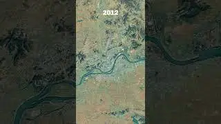 36 Years In 10 Seconds: Pyongyang North Korea Timelapse