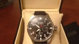 Parnis Pilot watch review similar to $15k IWC big pilot