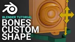 How to create, add and modify Bones Custom Shape on Blender