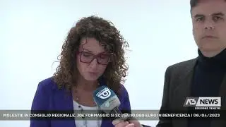MOLESTIE IN CONSIGLIO REGIONALE, JOE FORMAGGIO SI SCUSA: 10.000 EURO IN BENEFICENZA | 06/04/2023