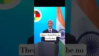 EAM Dr.S.Jaishankar on Terrorism  #sjaishankar#jaishankar#externalaffairs#indiagermany#foreignpolicy