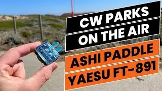 После месячного перерыва 18 слов в минуту CW Parks в эфире с активацией FT-891 и японским пультом Ashi