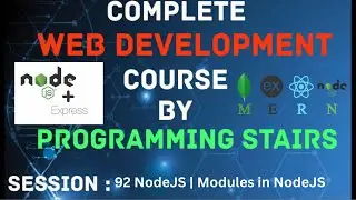 NodeJS | Modules in NodeJS | Session 92