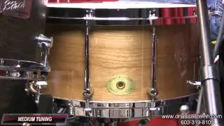 Video Demo: Noble And Cooley Solid Ply Cherry Snare Drum 7x14