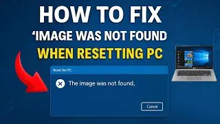 How To Reset Pc I Solve Problem Of Image Was Not Found |
