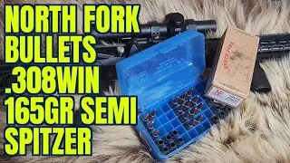 308 Winchester 165gr North Fork Semi Spitzer Ballistics Gel test @northforkbullet