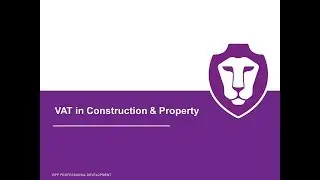 VAT in Construction & Property