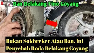 Penyebab roda belakang Fino oblak dan solusinya | klinik Satria Motor