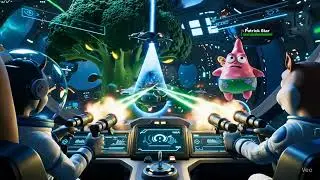 Squirrel&rsquo;s Space Showdown! 🚀 Patrick Trapped by Alien Lights!