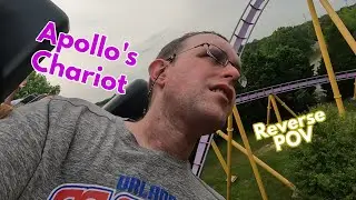 POV Apollo's Chariot @ Busch Gardens Williamsburg | Reverse POV
