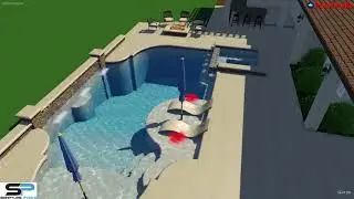 Garza Pool w/sun deck and bubblers