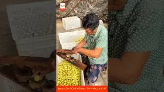 DATE CRAFT 🌴 precision and skill#shorts #crafts #skills #dates #fruitcraft