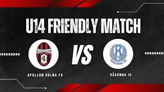 🔴 Apollon Solna FK U14 vs R&aring;sunda IS | Tr&auml;ningsmatch LIVE | 2025-01-25