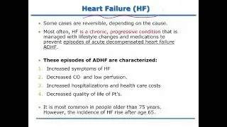 Adult Health Nursing I (2022-2023) - Lecture 19: Heart Failure, Thromboembolism, & Vascular Disorder
