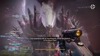 The witness's end (Destiny 2, the final shape)