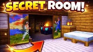 Minecraft Me Is Deewar Ke Peeche Hai SECRET Room 😱)