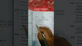 NEET2025 pyqs biology, vvi important #neet #aiims #shorts #ytshorts