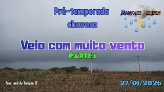 Forte chuva de linha de instabilidades com muito vento &bull; Tiangu&aacute;-CE &bull; 27/01/2026
