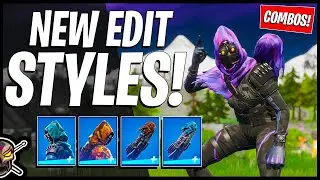 NEW EDIT STYLES For INSIGHT and LONGSHOT! Gameplay + Combos! (Fortnite Battle Royale)