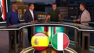 Spain vs Italy 1-0 Ian Wright, Gary Neville And Roy Keane Reaction | Postmatch Analysis