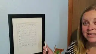 DIY Framed Chore Chart