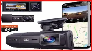 AINAVIGO 3 Channel 4K Dash Cam: Complete Car Protection with GPS & Night Vision