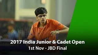 2017 India Junior & Cadet Open - Junior Boys' Doubles Final