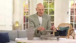 David Markstein Bronze 0.8 cttw White Topaz Omega Bangle on QVC