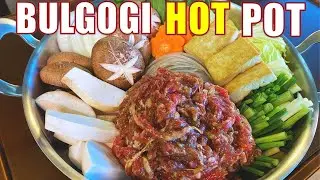 How to Make Korean Bulgogi Hot Pot | Bulgogi Jeongol (불고기전골)😍💛