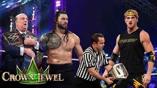Full Match - Roman reigns Vs. Logan Paul : Crown Jewel 2022