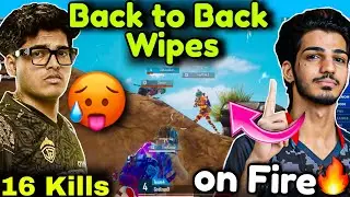 🇮🇳Zgod on Fire🔥 Back to Back Squad Wipes🥵 16 Kills Total Domination 😱