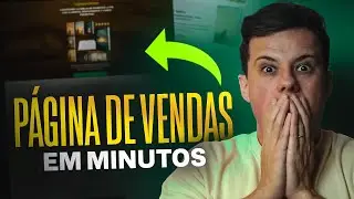 COMO CRIAR UMA P&Aacute;GINA DE VENDAS EM APENAS 6 MINUTOS