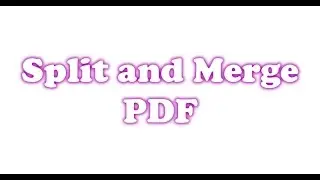 How to PDF Split and Merge With Icecream Spliter & merge