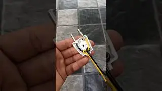 Electrician tips: How to connect 2 pin plug #electric #electrician #shorts