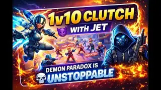 &ldquo;1v10 CLUTCH with JET 😈 | Frag Pro Shooter | Demon Paradox is Unstoppable 🔥&rdquo;