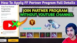 How to join ff partner programme in 2025 || Join free fire partner programme #vbadge