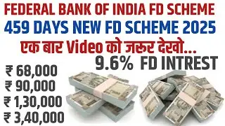 Federal Bank Fixed dposit interest rates||  Get upto 8.0% interest | federal bank fd rates 2025