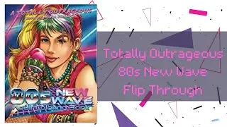 Totally Outrageous 80s New Wave Coloring Book by Joshua Dunbar