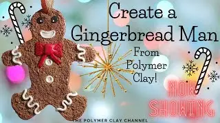 Gingerbread man! Jazz up a boring cookie cutter! Beginner Tutorial- anyone can do it!