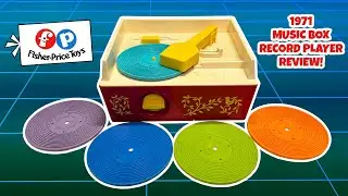 Обзор музыкальной шкатулки-проигрывателя Fisher Price 1971 года!!!
