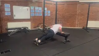 Incline press up (horizontal push fundamental movement)