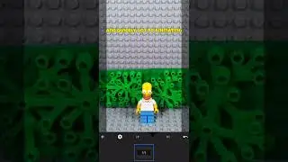 Building the Homer Simpson meme in lego